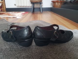 ZAPATOS NEGRO MUJER PITILLOS 37
