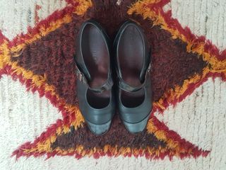 ZAPATOS NEGRO MUJER PITILLOS 37