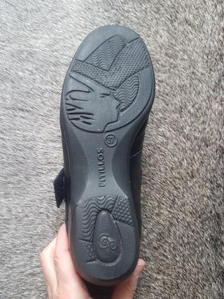 ZAPATOS NEGRO MUJER PITILLOS 37