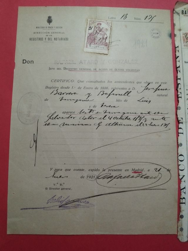 Documentos antiguos 1921-1925!