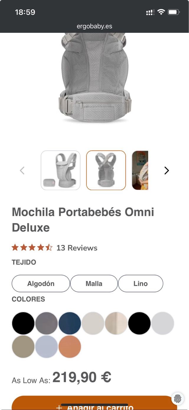 Mochila Portabebés Omni Deluxe