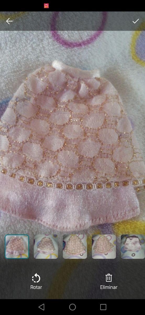 Falda chabel y su lazo