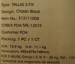 Silla coche Isofix CYBEX Pallas 2