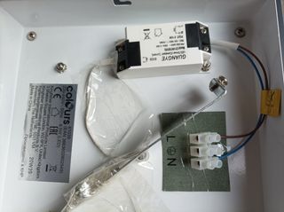 Plafón de leds con regulador de int