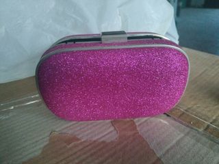 Bolso purpurina rosa