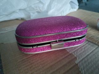 Bolso purpurina rosa