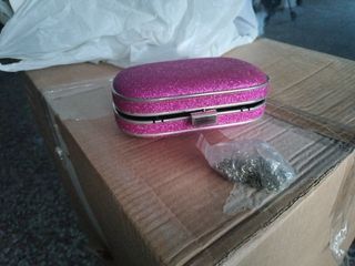 Bolso purpurina rosa
