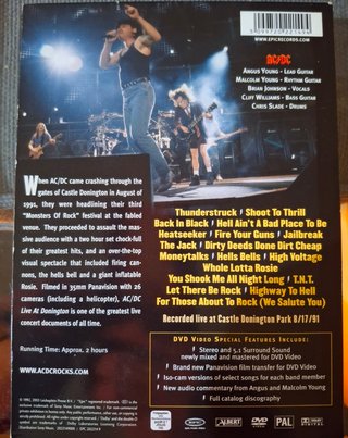 DVD ACDC LIVE AT DONINGTON