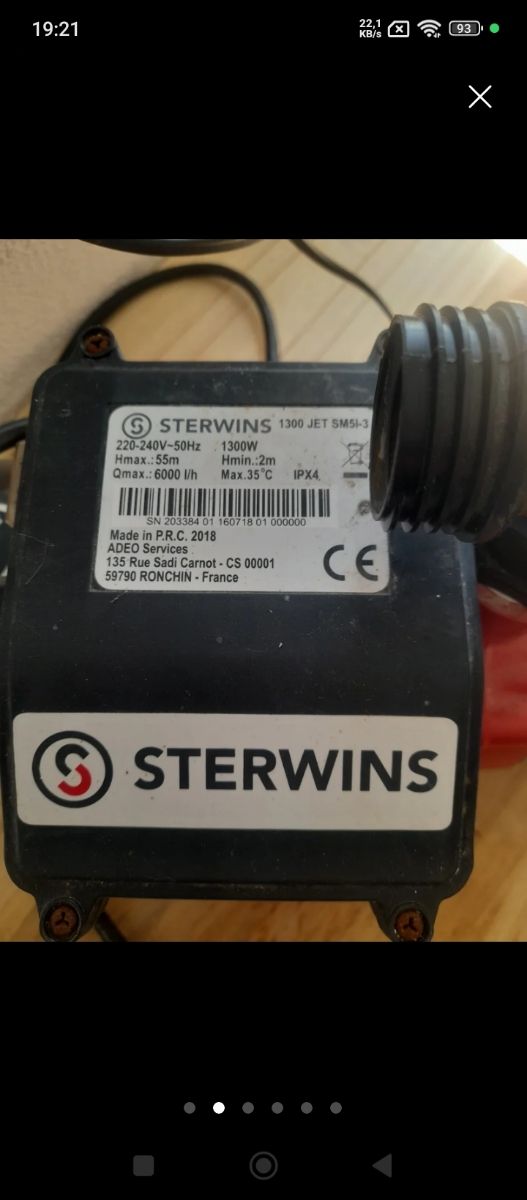 Vendo bomba de riego en perfectas condiciones