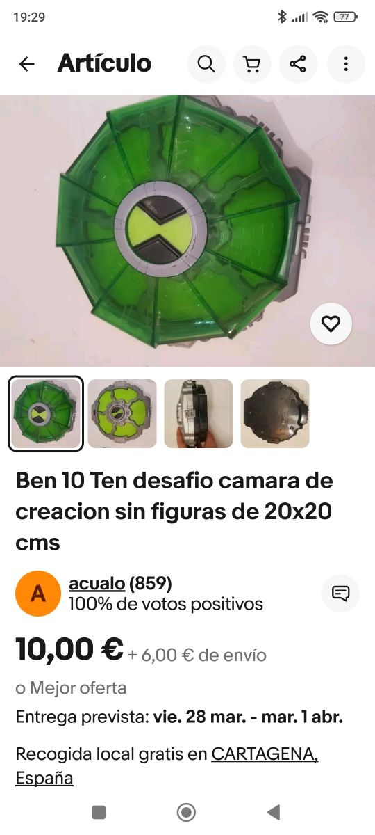 Juguete Ben 10 Alien Force