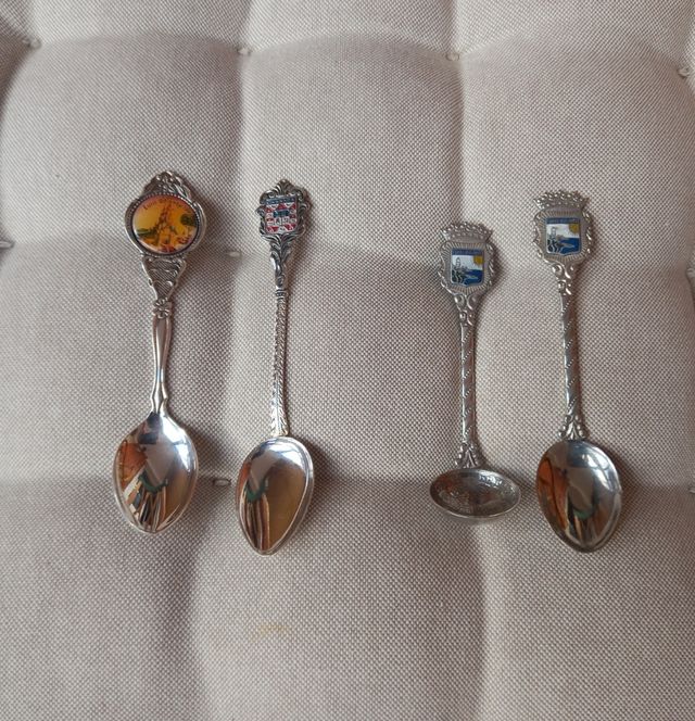 4 Cucharitas Colección Vintage