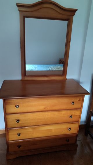 Habitación madera maciza completa