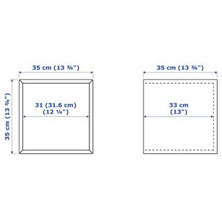 Eket mueble almacenaje 2 puertas  2 cajones