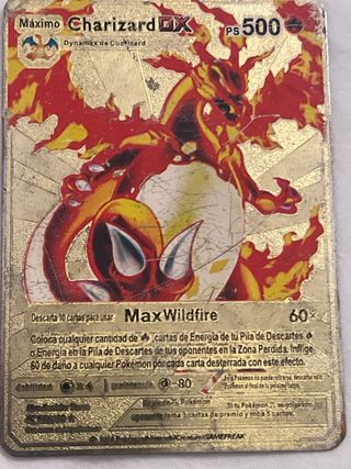 Carta Pokemon Metálica Charizard