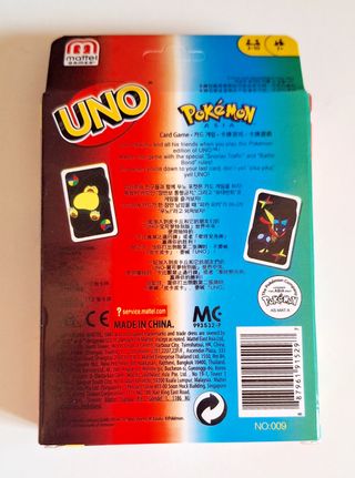 Gioco di carte UNO dei Pokemon