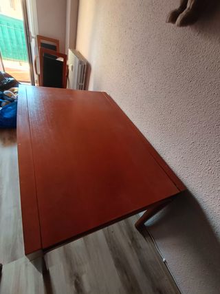 Mesa Madera Salón extensible sillas incluidas