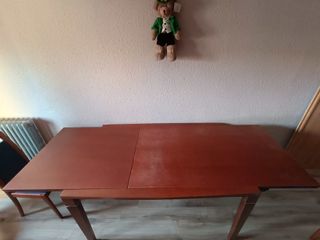 Mesa Madera Salón extensible sillas incluidas