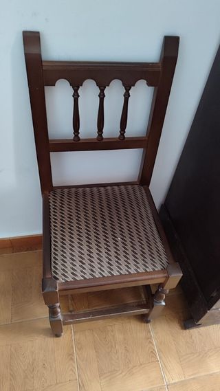 Sillas madera maciza