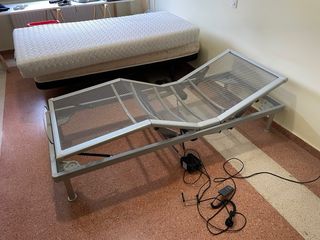 Colchón y somier motorizado