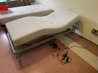 Colchón y somier motorizado