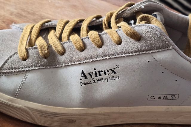 Zapatillas avirex vintage blancas 46