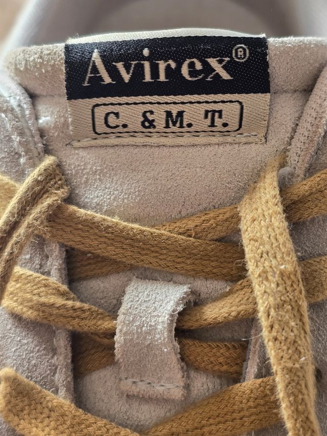 Zapatillas avirex vintage blancas 46