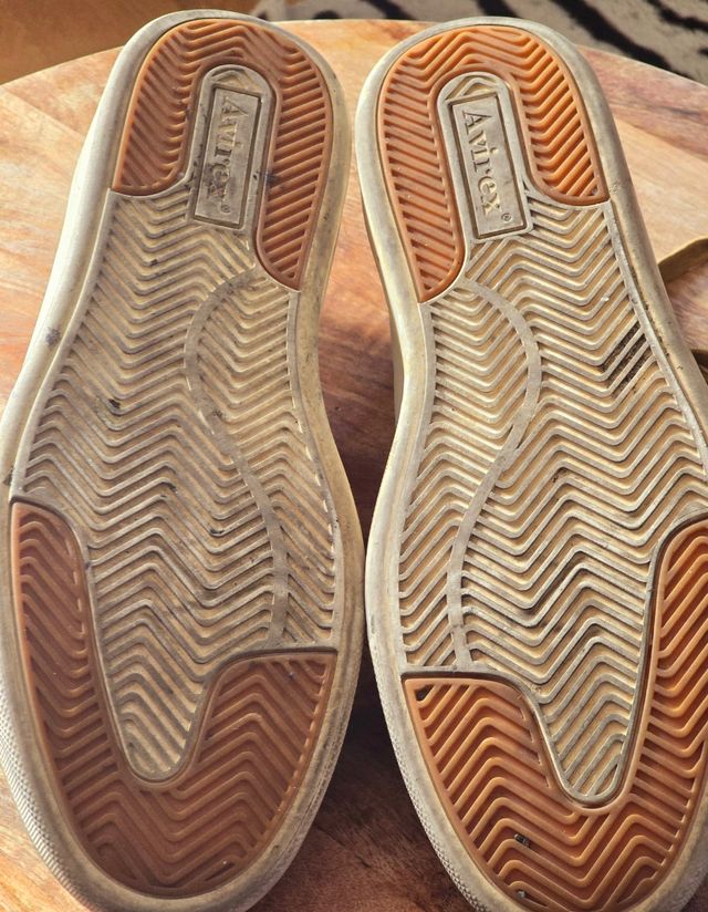 Zapatillas avirex vintage blancas 46