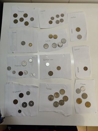 Colección monedas antiguas Europa