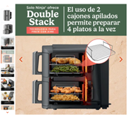 Freidora NINJA aire vertical 9,5 litros