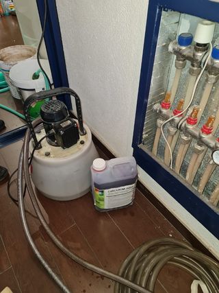 Limpieza suelo radiante Las Rozas Madrid.