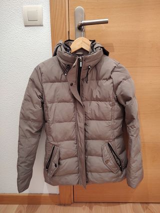 Abrigo gris topo talla XS