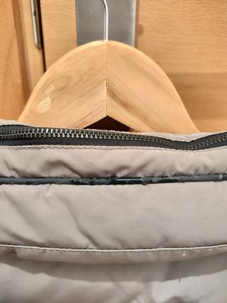 Abrigo gris topo talla XS