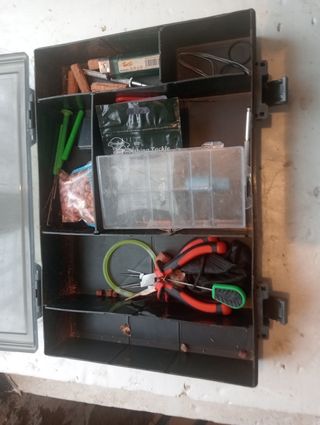 Caja almacenamiento carpfishing pesca 