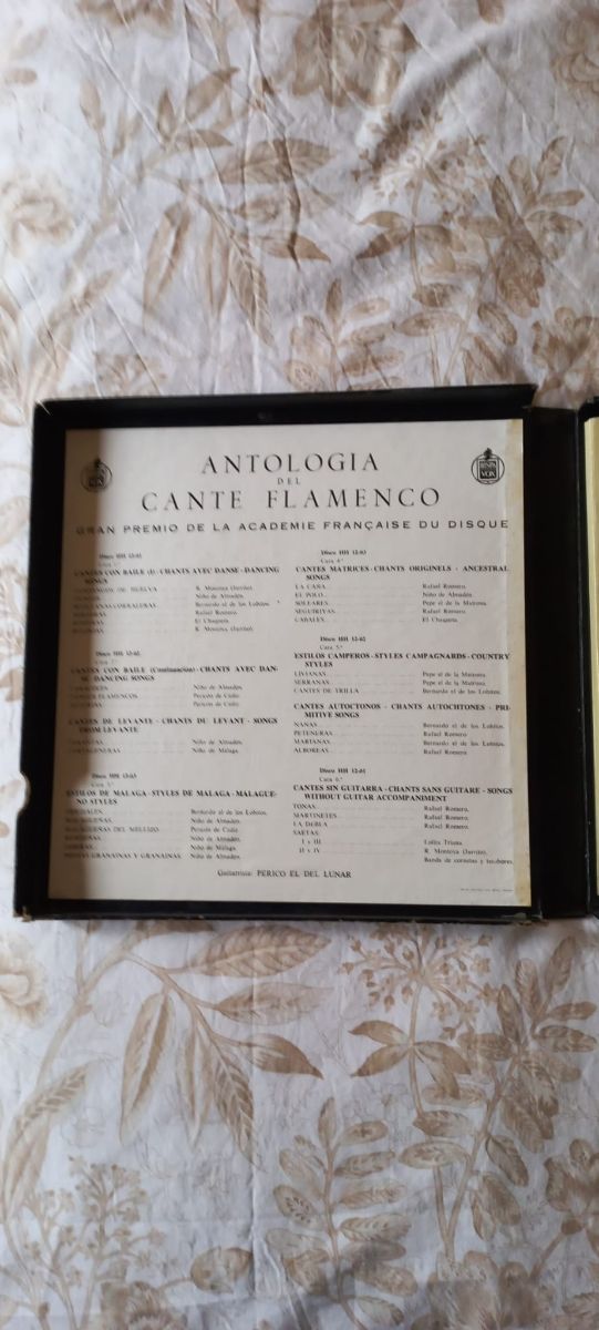 Cante Flamenco 1958.