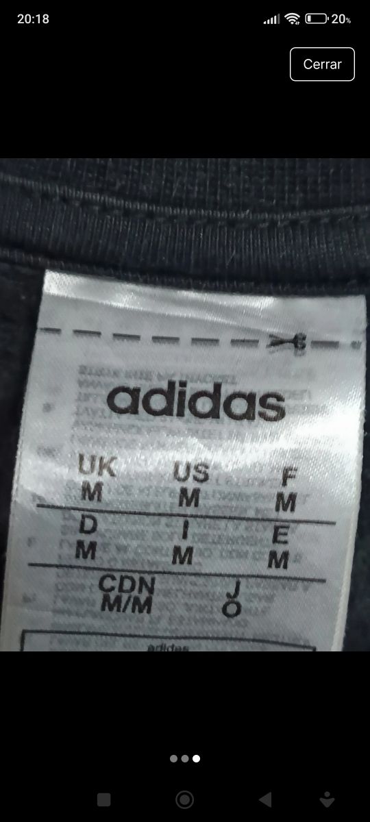 Sudadera negra original Adidas