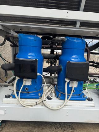 Enfriadora agua Trane 103 KW Chiller bomba calor