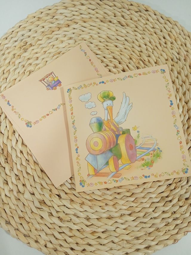 Lote 25 recordatorios/invitación bautizo de niño