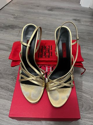 Carolina Herrera Sandalia tacon 41