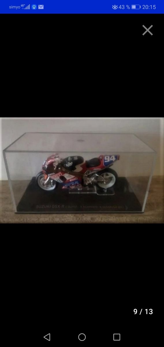 Colección de motos. Moto gp