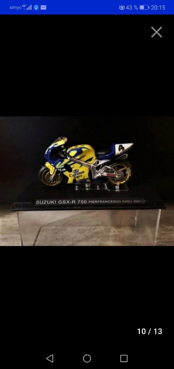 Colección de motos. Moto gp