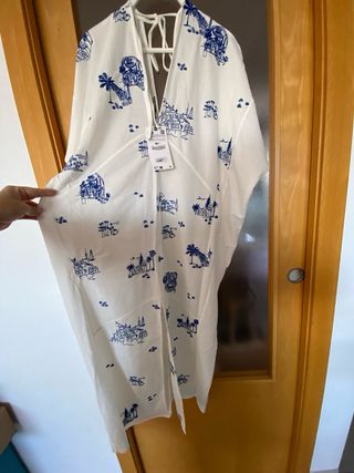 Vestido  tunica bordado zara