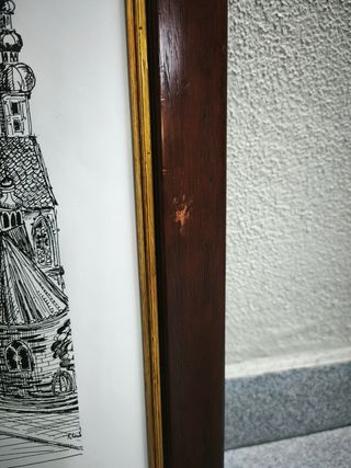 Quadro decorativo ilustração Praga