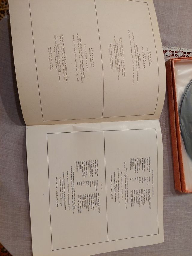 Opera La Traviata en vinilo