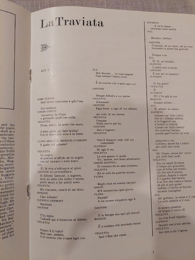 Opera La Traviata en vinilo