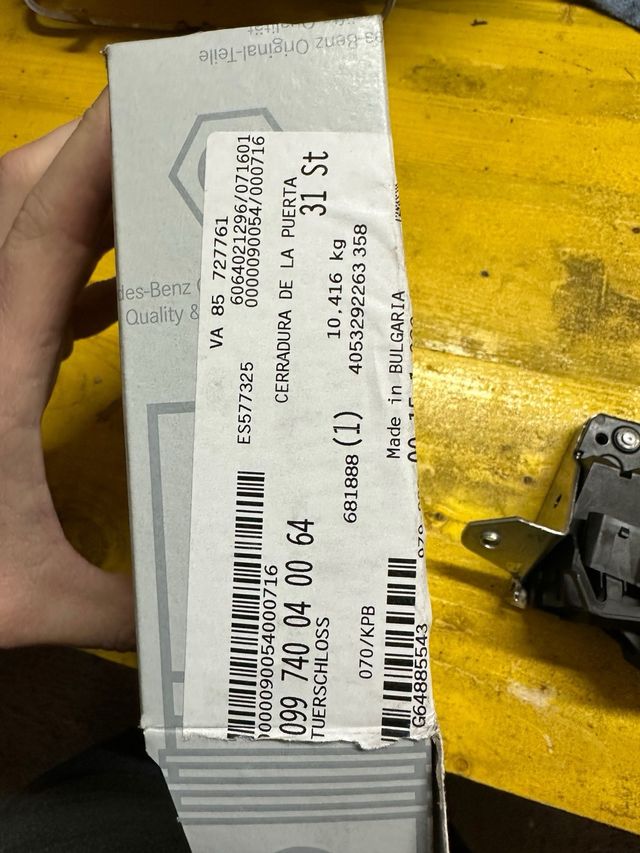 Cerradura maletero mercedes w205 familiar