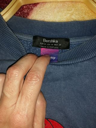 Bershka La sirenita Disney azul efecto lavado