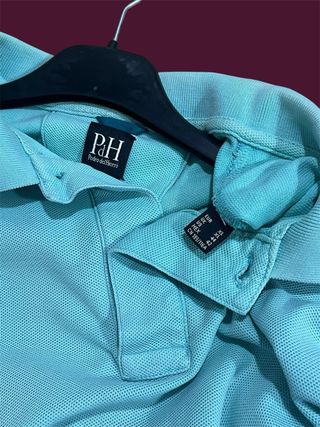 Polo Pedro del Hierro XL Turquesa Vintage