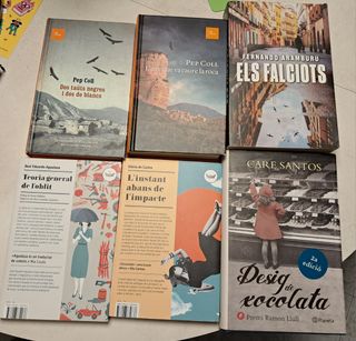 Lote de 6 novelas en catalán