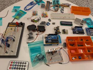 Kit Electrónica con 2 Arduinos