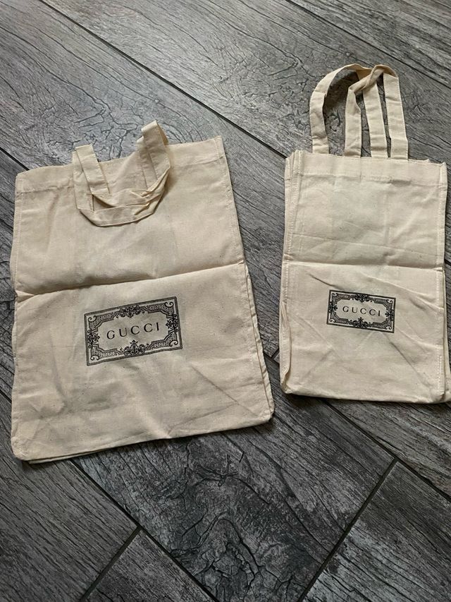 2 bag Tote in cotone Gucci